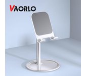 Soporte portátil VAORLO para teléfono, ipad, escritorio Universal, tableta, teléfono, soporte ajustable negro