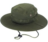(Proyector)Sombrero protector solar de pescador de viaje de color sólido para acampar al aire libre para hombres y mujeres One Size verde