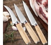 Juego de cuchillos de cocina de acero inoxidable, 3 uds., cuchillo pelador de verduras, juego de cuchillos de fruta