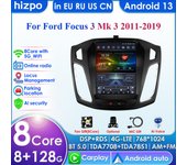 Radio con GPS para coche, Android, Carplay 4G-LTE 7862 DSP, 9,7 pulgadas, 2 DIN, pantalla inteligente, reproductor multimedia de vídeo, RDS, WIFI, para Ford Focus 3 Mk 3 (2011-2019) P1L 4Core 1G 16G