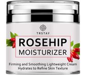 Crema hidratante de semillas de rosa mosqueta orgánica TRSTAY, tratamiento antienvejecimiento 100 % natural para la piel del rostro 50g