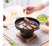 Mini estufa de alcohol para barbacoa, parrilla para barbacoa, horno japonés para una sola persona, placa para barbacoa desmontable para exteriores, herramientas para asar carne
