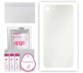apgo MATTE Protective Skin Sticker for the back compatible with Apple iPhone 8, Wrap Film, Hydrogel Film, Flexible, Soft TPU with positioning layer ea