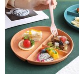 1 Uds. De platos para comida, juego de platos para cenar, vajilla, compartimento de comedor, platos para servir ensalada, cocina, vajilla ecológica color rosa