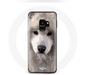 Coque pour samsung galaxy S9 plus Samoyède Gris Race de chiens