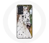 Coque pour Samsung Galaxy A13 5G Appaloosa Cheval blanc