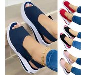 Zapatos Mujer Sandalias De Plataforma Verano Mujer Confort Caminar Damas Calzado Casual 35 color rosa