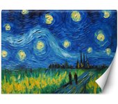 Fondo de pantalla Noche estrellada - V. van Gogh 100x70 varios colores