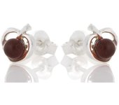 Les Trésors De Lily [R5551] - Boucles d'oreilles Argent artisanales 'Inspiration' vert argenté (rhodié) - 8x7 mm