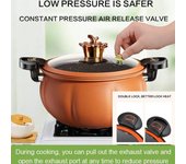 Sartén antiadherente de hierro fino de 8L, estufa de Gas de gran capacidad, sartén Universal para cocina