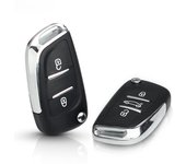 Carcasa de llave de coche modificada con 2 o 3 botones para Peugeot 307, 408, 308, 4007, 3008, Citroën C2, C3, C4, C5, C6, Picasso, CE0536 2 Buttons HU83