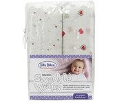 Envoltura de muselina para bebé Silly Billyz (paquete de 2) (Niña)