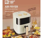 Freidora de aire multifunción y horno eléctrico de 6 l: máquina automática para hacer papas fritas todo en uno