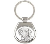 Chesapeake Bay Retriever, Chessie - keychain with a dog, keychain with a print, personalized pendant from the Art-Dog brand plata