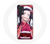 Coque Maniacase pour Samsung Galaxy A32 4G Anime Demon Slayer Kamado Nezuko Le jour de Noël