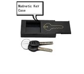 Llavero magnético para coche, antipérdida, secreto, caja de almacenamiento portátil, oculta, para llaves de coche
