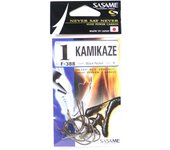 Sasame F-388 Kamikaze - Anzuelo compensado de vástago recto, tamaño 1 (4880)
