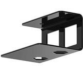 Soporte de almacenamiento para computadora portátil debajo del escritorio, bandeja protectora de metal con tornillo para montaje en computadora portátil onesize
