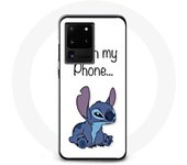 Coque pour Samsung Galaxy S20 Ultra Lilo et Stitch mignon Fond blanc