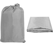 Cubierta protectora para bañera de aguas termales cuadrada, impermeable y a prueba de polvo, para exteriores, 220 x 220 x 30 cm, color gris