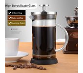 Cafeteras de prensa francesa de 350/600/800/1000 ml, cafeteras manuales con filtro, multifuncionales, para preparar té y leche.
