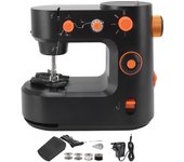 Máquina de coser portátil pequeña, multifuncional, para uso doméstico, 100-240 V, para principiantes y familias. UK Plug