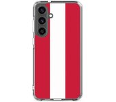 Coque Téléphone - Samsung - Galaxy S24 Ultra - Drapeau de l'Autriche - Souple - Multicolore