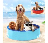 Piscina plegable para mascotas, piscina para perros, piscina de kimchi, piscina para niños One Size azul