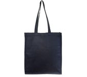 United Bag Store Bolso tote de algodón con asa larga One Size negro