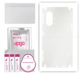 apgo Protective Skin Sticker for the back+sides compatible with Xiaomi POCO F3 GT, Full Wrap Film, Foil, Vinyl - Pattern Matte Transparent