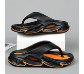 Chanclas para hombre, zapatillas de interior y exterior, suela gruesa y suave, sandalias de playa para hombre, antideslizantes, para baño, para el hogar, para hombre y mujer 36-37