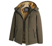 Chaqueta de algodón con felpa y chaqueta gruesa de invierno para hombre de longitud media XXXXXL