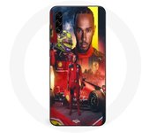 Coque Maniacase pour Samsung Galaxy A50 Lewis Hamilton Scuderia Ferrari F1 officiel