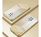 Funda de teléfono para Xiaomi con revestimiento brillante para Xiaomi Redmi Note 9, 7, 8 Pro Max, 9S, Mi CC9 Pro, 9, 9T, 8, CC9E, funda trasera suave de TPU Redmi Note 9 Pro oro