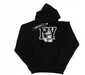 Disney Sudadera con capucha para niñas Mickey Mouse NY Kicking 12-13 negro