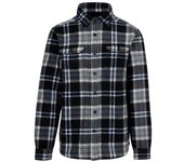 Trespass Mens Checkley Checked Microfleece Shirt 3XL negro