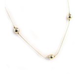 Les Trésors De Lily [G1769] - Collar chapado en oro 'Coreografía' oro