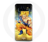 Coque pour Samsung Galaxy S10 Plus Son goku dragon ball corps enervé
