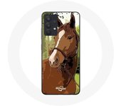Coque pour Samsung Galaxy A13 4G / A13 4G Lite Quarter Horse Marron Race de cheval
