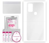 apgo Ultra Clear Protective Skin Sticker for the back compatible with Samsung Galaxy M31 Prime, Wrap Film, Hydrogel Film, Flexible, Soft TPU with posi