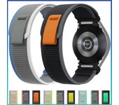 Correa de nailon sin huecos para Samsung Galaxy Watch 7, 6, 5, 4, 44 mm, 40 mm, correa deportiva para Galaxy Watch 6 Classic, 47 mm, 43 mm, Classic, 42 mm, 46 mm, 5 Pro, Bluetooth for Galaxy Watch 7