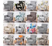 Fundas para sillones de banquete, fundas de sofá elásticas estampadas para sala de estar, fundas suaves antideslizantes, protectores de muebles para niños y mascotas