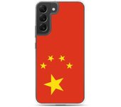 Coque Téléphone - Samsung - Galaxy S22 Ultra - Drapeau Chine - Souple - Multicolore