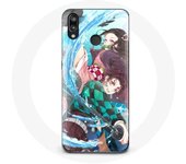 Coque pour Huawei P20 Lite Tanjiro et Nezuko Demon Slayer Kimetsu no Yaiba Anime