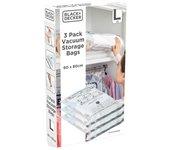 Bolsa de almacenamiento para aspiradora Black & Decker (Paquete de 3) L blanco