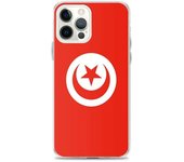 Funda iPhone - Túnez - Drapeau - Souple - Multicolore - Compatible iPhone 12 Pro Max