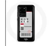 Coque pour Samsung Galaxy S20 Ultra Billet d'avion Monaco