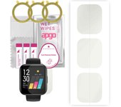 3 protectores de pantalla de hidrogel apgo MATTE para Realme Watch 1, película de hidrogel, con capa de posicionamiento de fácil instalación