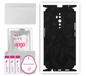 apgo Protective Skin Sticker for the back+sides compatible with Oppo Reno2 Z, Full Wrap Film, Foil, Vinyl - Pattern Black Camo