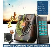 Kit de cordón para reproductor MP3, accesorios para señuelo de caza, Control remoto de camuflaje, altavoz de caza, llamador de pájaros, sonido depredador, Radio FM